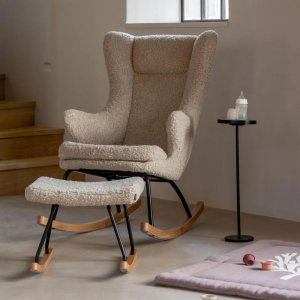 Fauteuil d'allaitement luxe bouclettes Quax