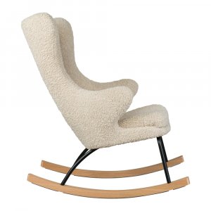 Fauteuil d'allaitement luxe bouclettes Quax