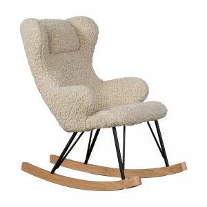 Fauteuil à bascule enfant luxe teddy bouclettes Quax