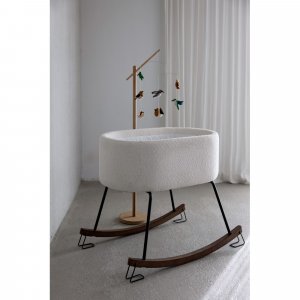 Berceau à bascule de luxe crème Quax