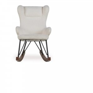 Fauteuil à bascule enfant luxe crème Quax