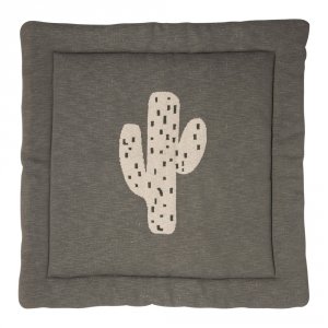 Tapis de parc tricot cactus 100 x 100 cm Quax