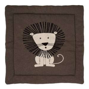 Tapis de parc tricot lion 100 x 100 cm Quax