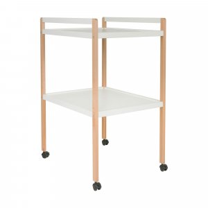 Table à langer basic - blanc/naturel Quax