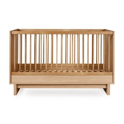 Lit évolutif bébé 70 x 140 cm kyo - honey ash