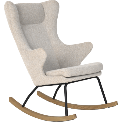 Fauteuil d'allaitement luxe sand grey