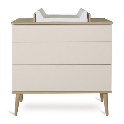 Plan à langer pour commode flow argile et oak