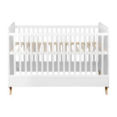Lit bébé 70x140 cm évolutif en lit enfant loft white