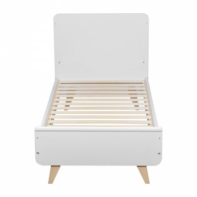 Lit bébé 70x140 cm évolutif en lit enfant loft white