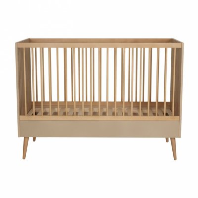 Lit bébé 70x140 cm évolutif en lit enfant cocoon latte