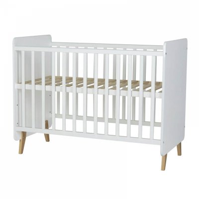 Lit bébé 60x120 cm évolutif en lit junior loft white