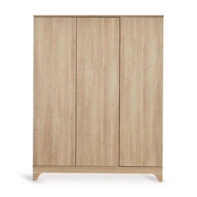 Armoire xl avec 3 portes battantes tsugi - honey ash