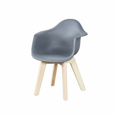 Lot de 2 chaises enfant grey