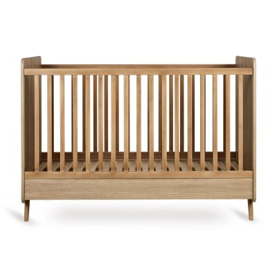 Lit bébé 70x140 cm évolutif en lit enfant loft honey ash