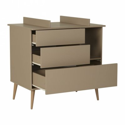 Commode 3 tiroirs 1 niche cocoon latte