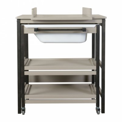 Table à langer avec baignoire smart stone/eboni