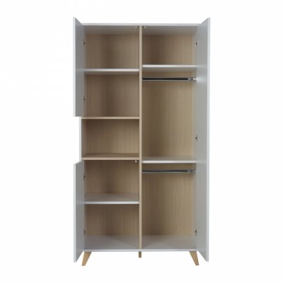 Armoire 3 portes 1 niche loft white