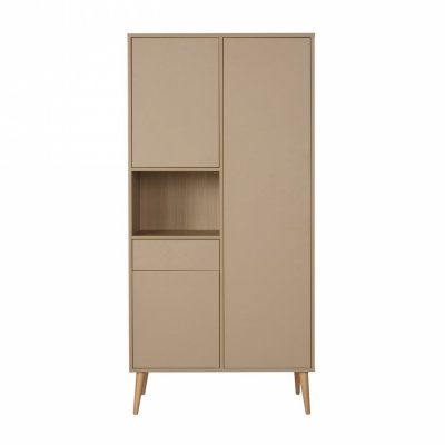 Armoire 3 portes 1 niche cocoon latte