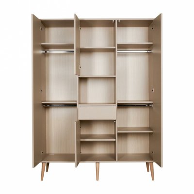 Armoire 4 portes 1 niche cocoon latte