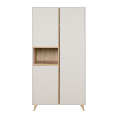Armoire 3 portes 1 niche loft - argile