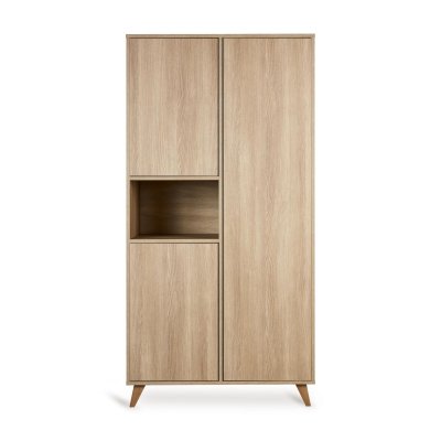 Armoire 3 portes 1 niche loft honey ash