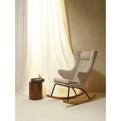 Fauteuil d'allaitement luxe argile