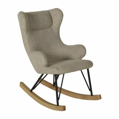 Fauteuil à bascule enfant luxe argile