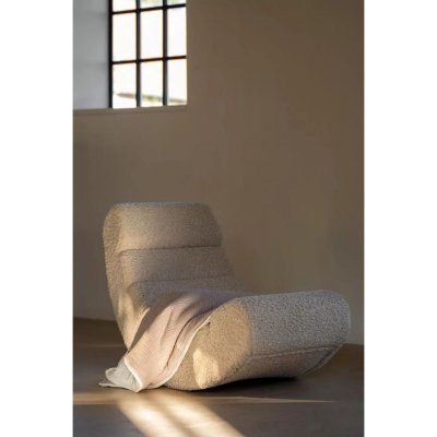 Fauteuil à bascule enfant teddy bouclettes