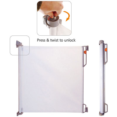 Barrière de sécurité compact milk 0-140 cm