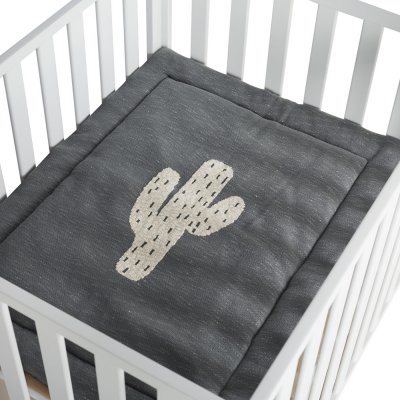 Tapis de parc tricot cactus 73 x 93 cm