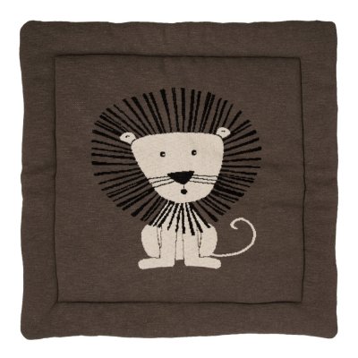 Tapis de parc tricot lion 73 x 93 cm