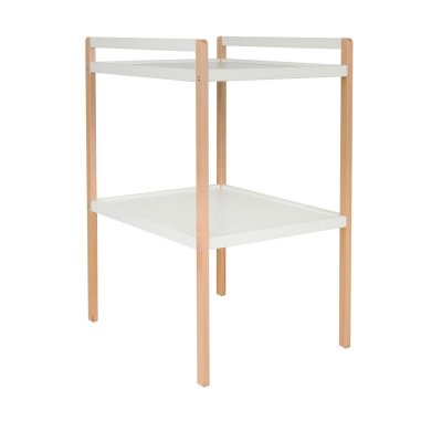 Table à langer basic - blanc/naturel