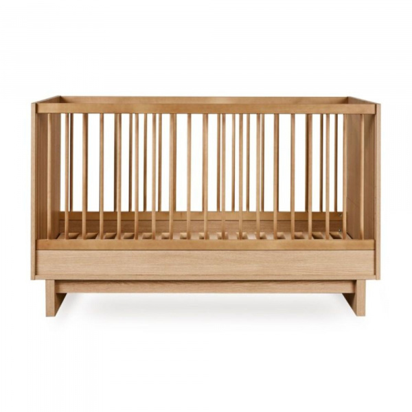 Lit évolutif bébé 70 x 140 cm kyo - honey ash Quax