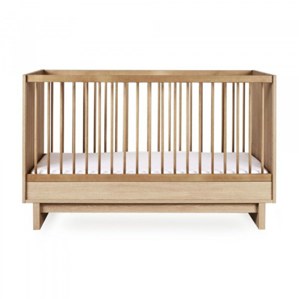 Lit évolutif bébé 70 x 140 cm kyo - honey ash Quax