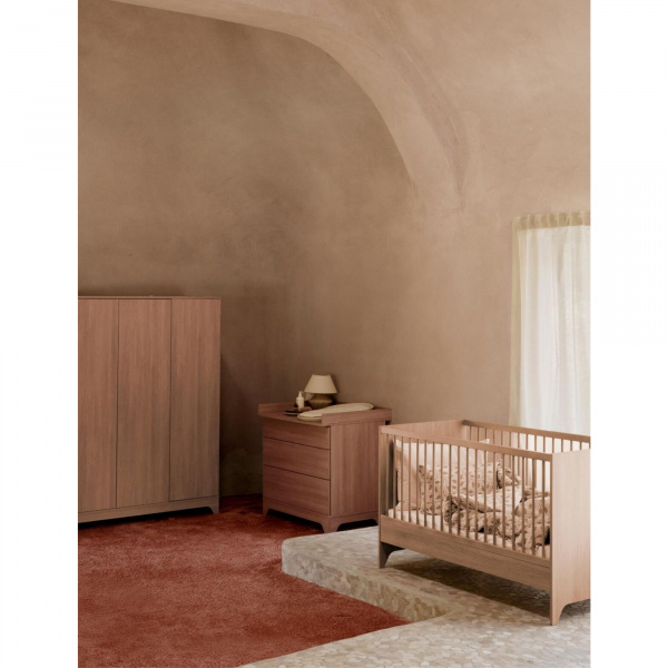 Lit bébé évolutif 140 x 70 cm tsugi - honey ash Quax