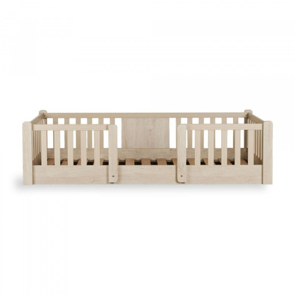 Pack lit cabane évolutif 90x200 cm avec toit chalet butter Quax