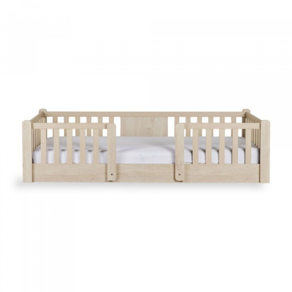 Pack lit cabane évolutif 90x200 cm avec toit chalet butter Quax