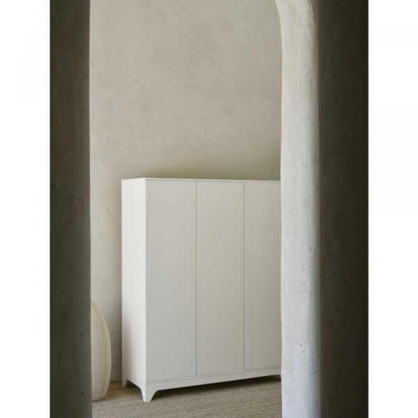 Chambre bébé trio tsugi lit 70 x 120 cm + commode + armoire xl butter Quax