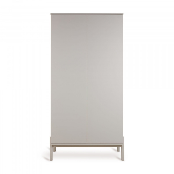 Chambre trio lit bébé 60x120 cm ashi argile+commode 3 tiroirs ashi argile avec plan à langer+armoire 2 portes ashi argile Quax