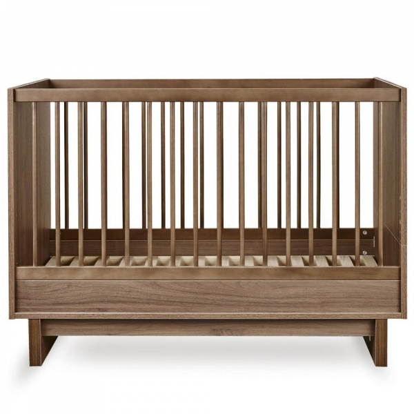 Chambre bébé trio kyo lit 70 x 120 cm + commode xl + armoire walnut Quax