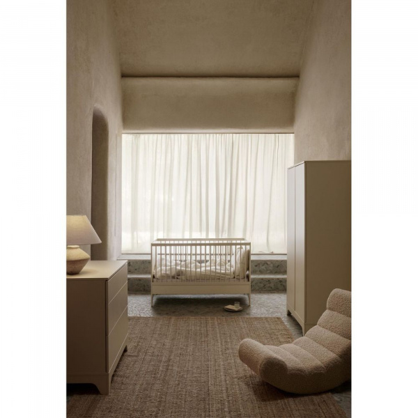 Chambre bébé duo tsugi lit 70 x 140 cm + commode butter Quax