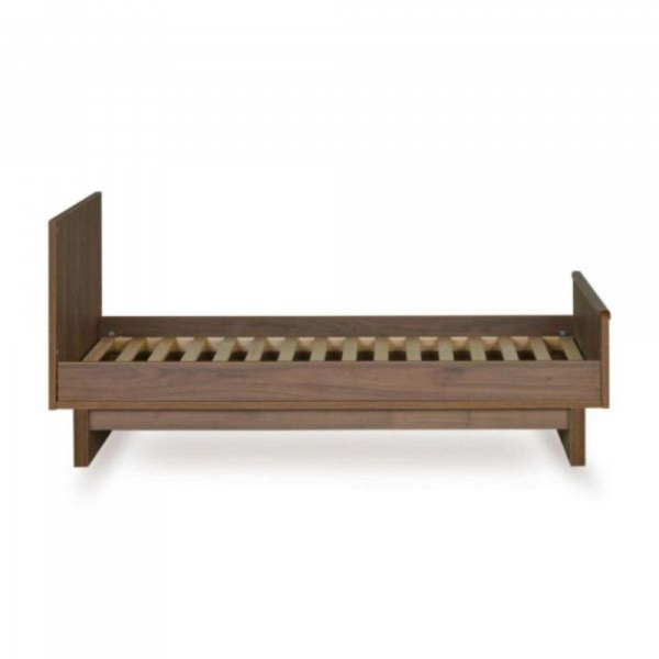 Chambre duo kyo lit bébé évolutif 70 x 140 cm + commode xl - walnut Quax