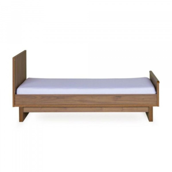 Chambre duo kyo lit bébé évolutif 70 x 140 cm + commode xl - walnut Quax