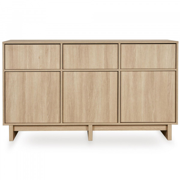 Chambre duo kyo lit bébé évolutif 70 x 120 cm + commode xl - honey ash Quax