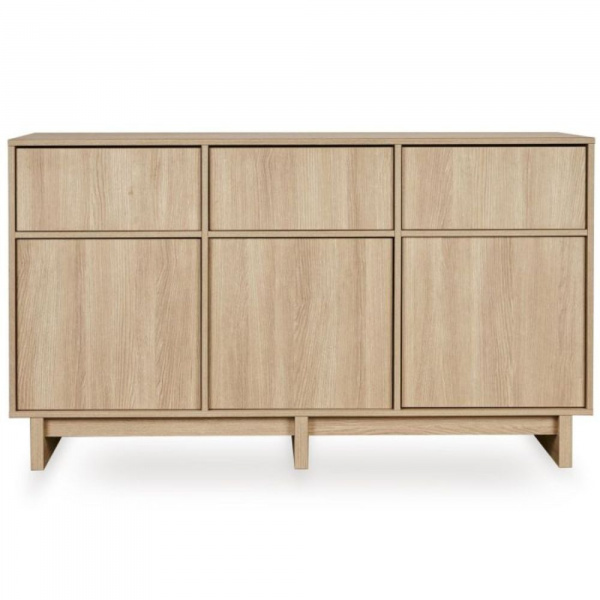 Chambre duo kyo lit bébé évolutif 70 x 140 cm + commode xl - honey ash Quax