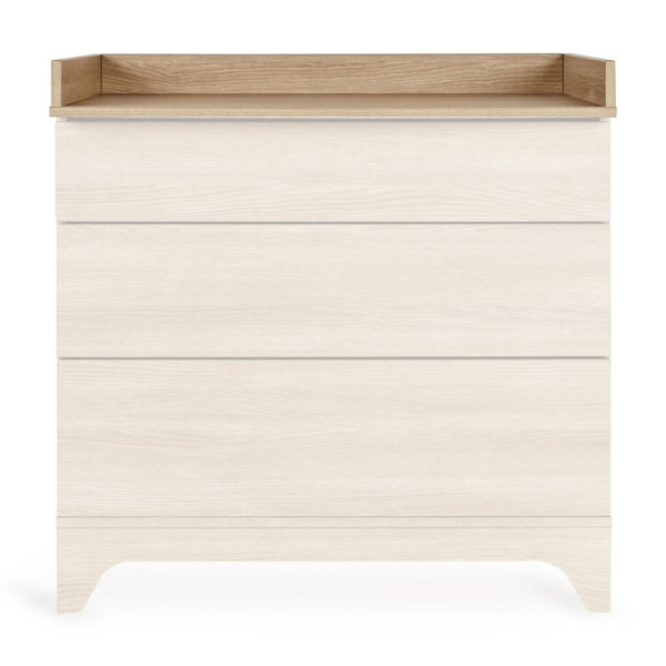 Chambre bébé duo tsugi lit évolutif 70 x 140 cm avec commode et plan à langer butter Quax