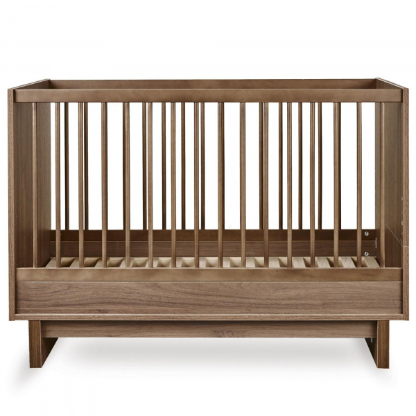 Chambre duo kyo lit bébé évolutif 70 x 120 cm + commode xl - walnut Quax