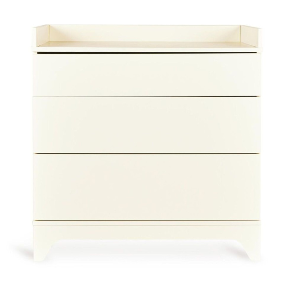 Chambre bébé duo tsugi lit évolutif 70 x 140 cm avec commode et plan à langer butter Quax