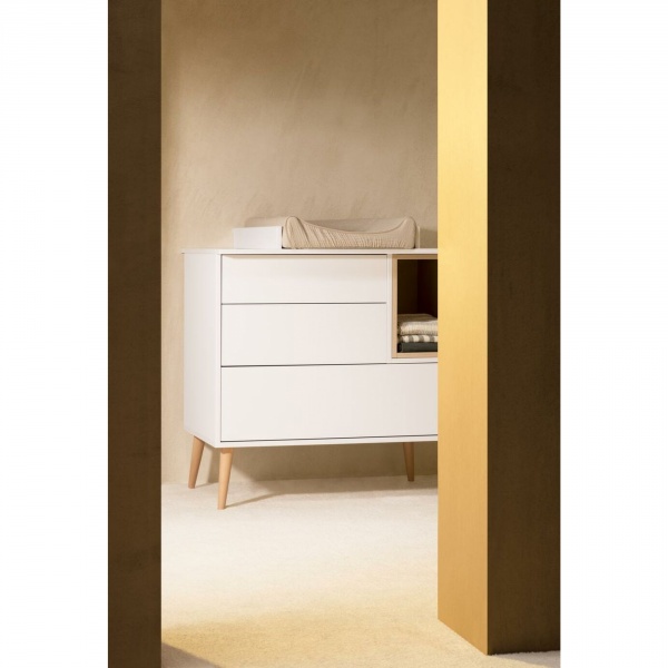 Plan à langer pour commode cocoon ice white Quax
