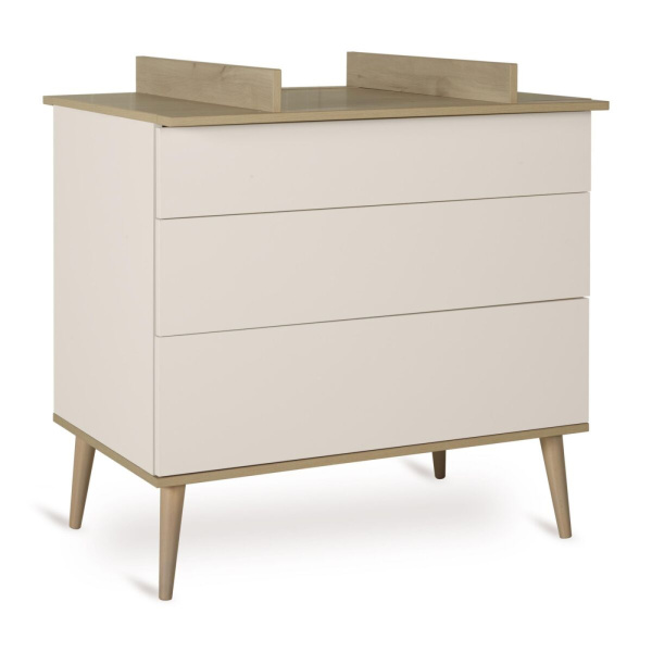 Plan à langer pour commode flow argile et oak Quax
